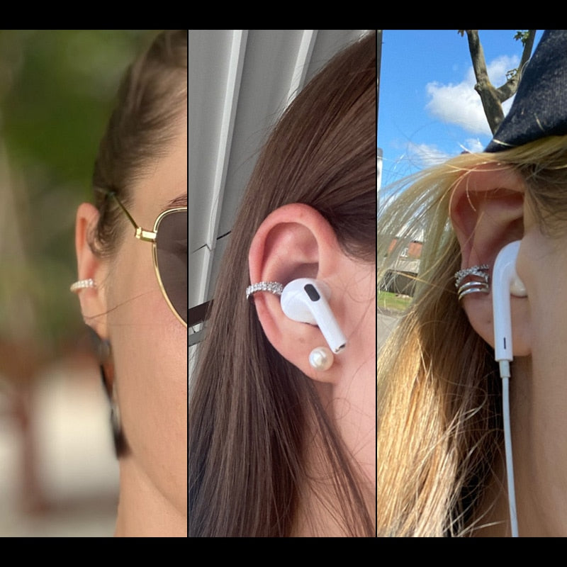 ZYZQ 1PC Metal No Pierced C Shape Ear Cuff