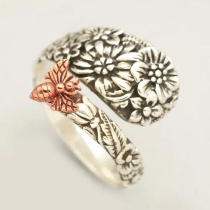 CAOSHI Delicate Pattern Engraved Ring Unisex
