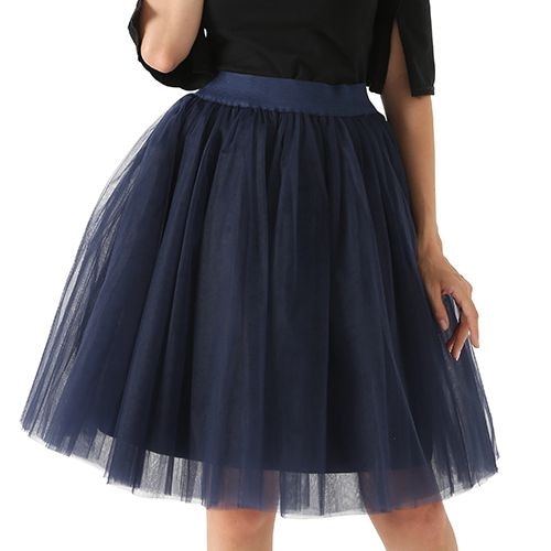 Quality 5 Layers Fashion Tulle Pleated TUTU Skirt