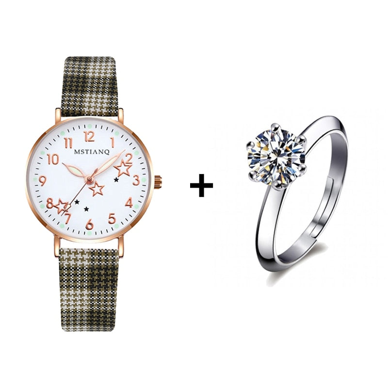 2022 New Watch Women Fashion Casual Leather Belt Watches