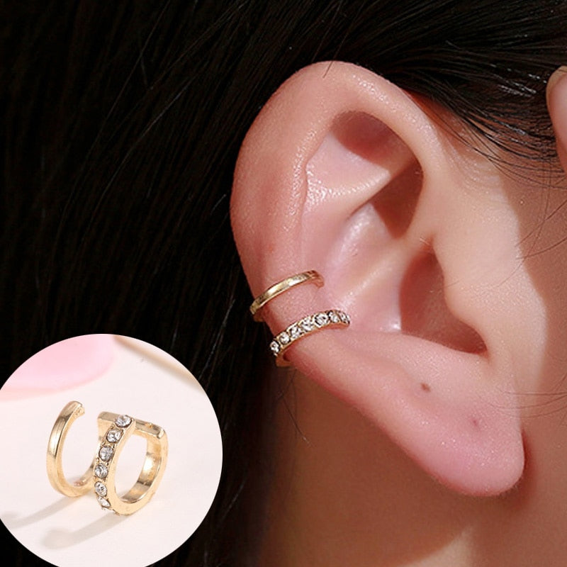 ZYZQ 1PC Metal No Pierced C Shape Ear Cuff