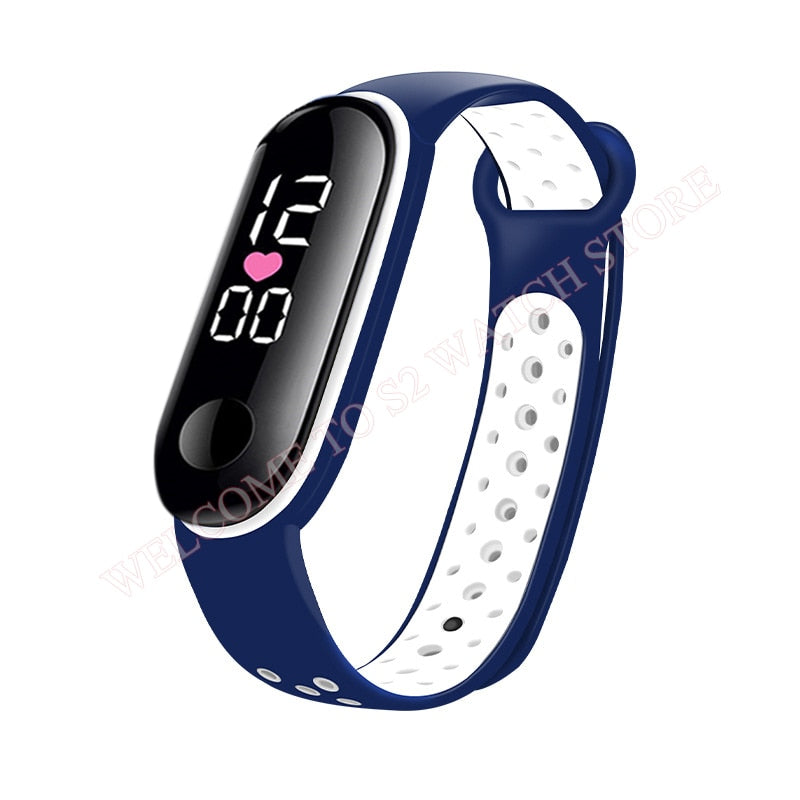 Candy Color Silicone Strap Watch LED Digital Watch Bracelet