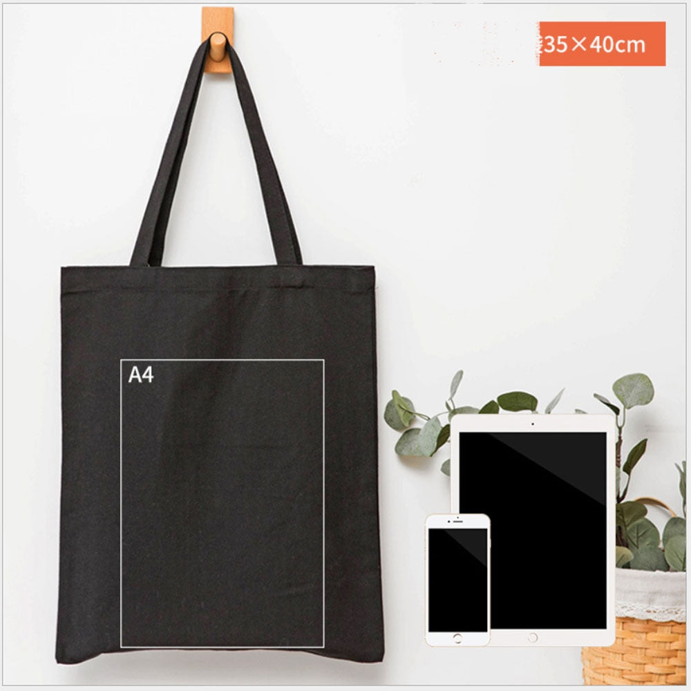 Cotton Zipper Portable Canvas Bag