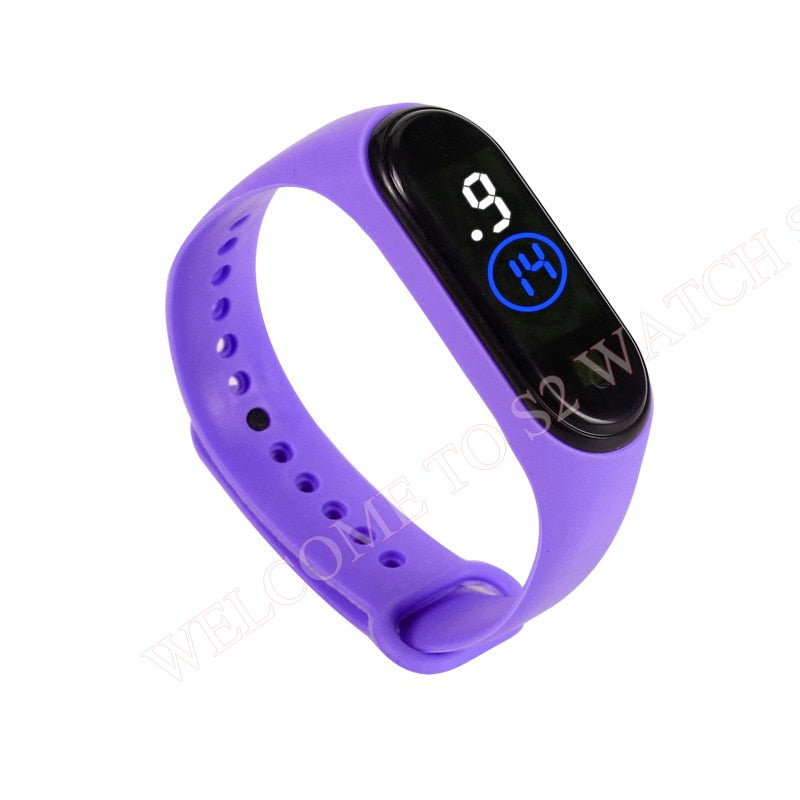 Candy Color Silicone Strap Watch LED Digital Watch Bracelet