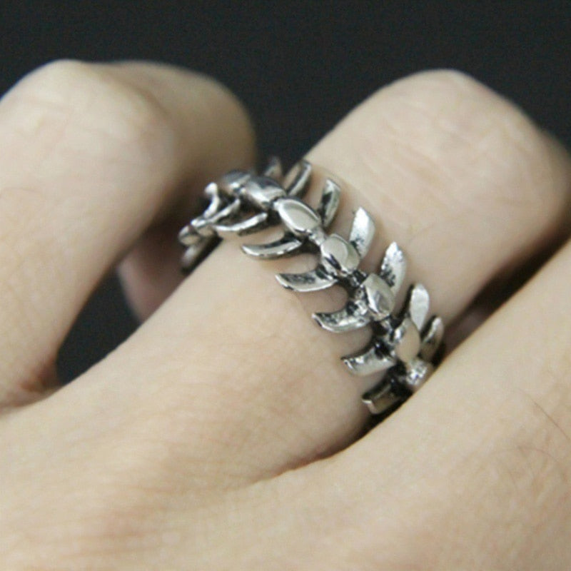 Vintage Gothic Rock Hip Hop Bones  Universal Ring