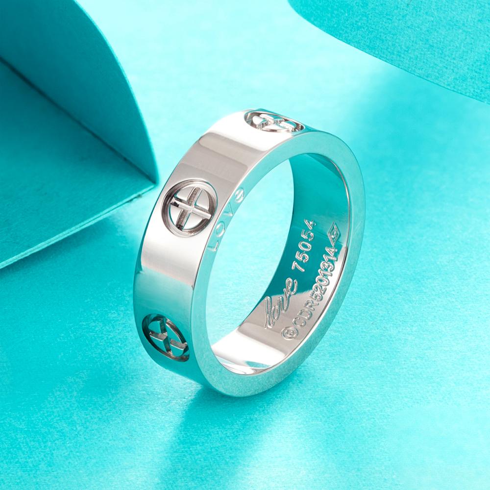 Fashion Classic Cross Stainless Steel Ring