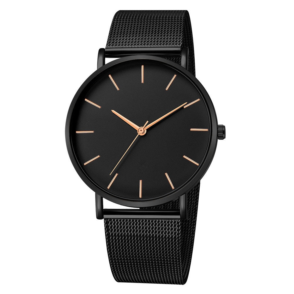 Mesh Belt ultra-thin Fashion Luxury Wrist Watch