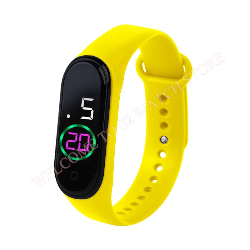 Candy Color Silicone Strap Watch LED Digital Watch Bracelet