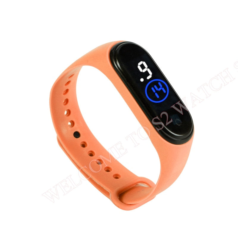 Candy Color Silicone Strap Watch LED Digital Watch Bracelet