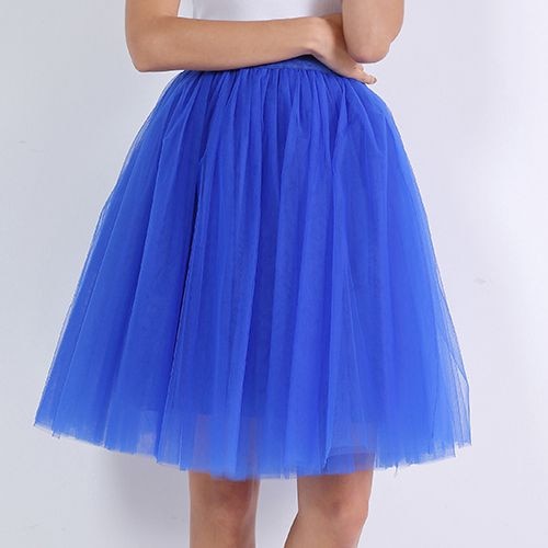 Quality 5 Layers Fashion Tulle Pleated TUTU Skirt