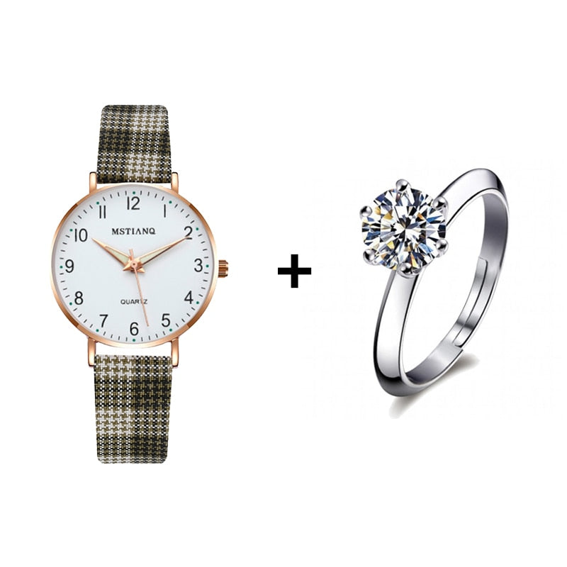 2022 New Watch Women Fashion Casual Leather Belt Watches