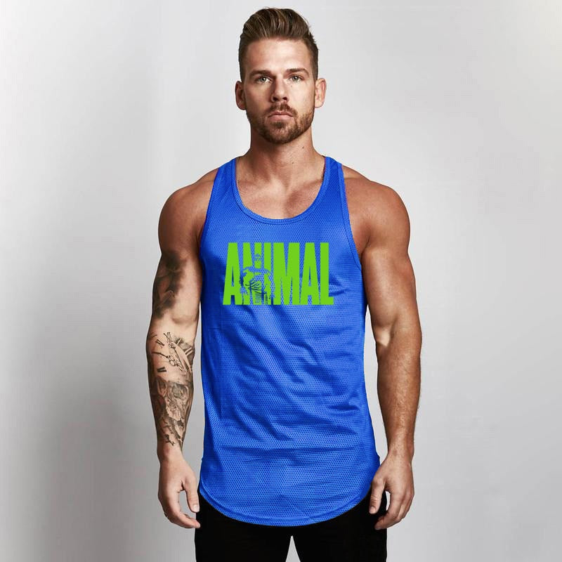 Summer Brand Fitness Tank Top Men Bodybuilding