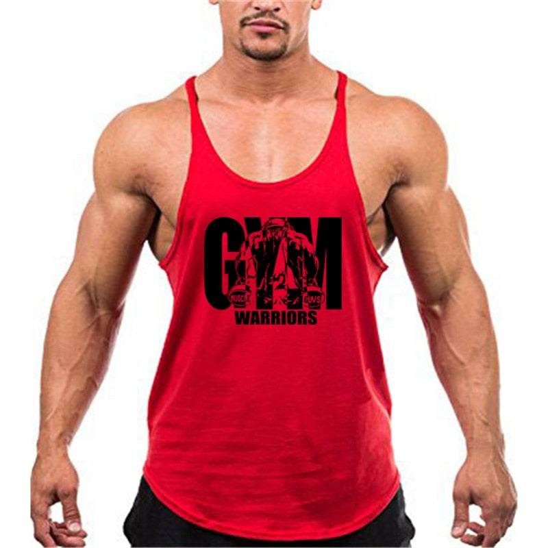 Summer Y Back Gym Stringer Cotton Fitness Vest