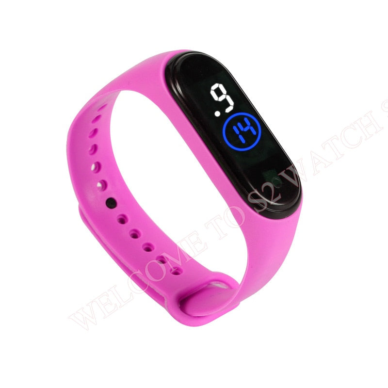 Candy Color Silicone Strap Watch LED Digital Watch Bracelet