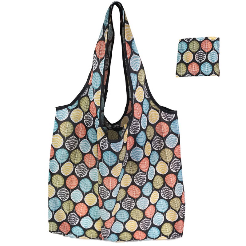 1 Piece Foldable Reusable Eco-friendly Waterproof Tote Bag