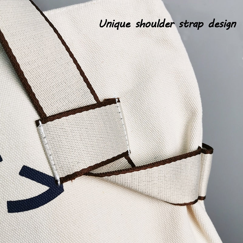 Japanese Style Retro Canvas Tote Bag