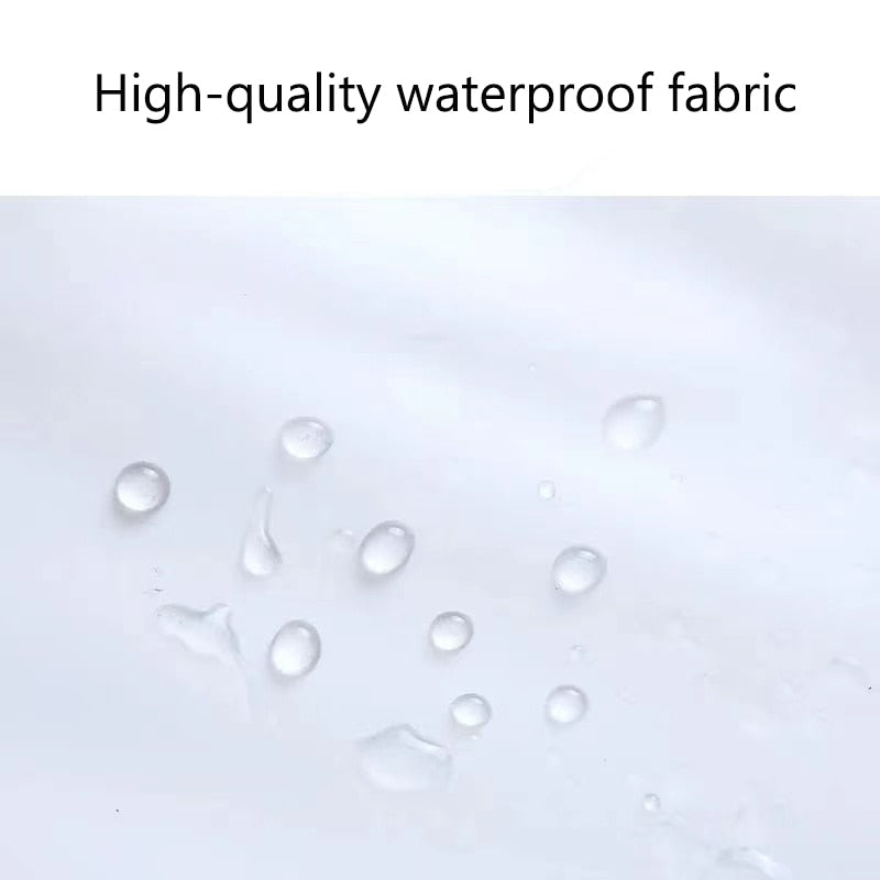 Matte Translucent Plastic Bag Umbrella Reusable Portable Storage Bag