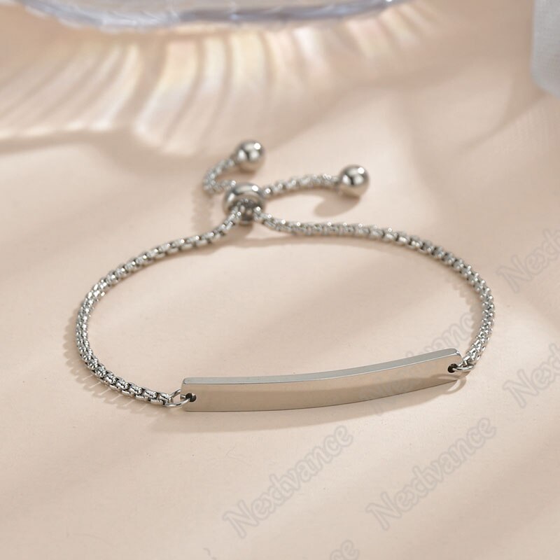 Nextvance Customized Engraving Name plate Bracelets