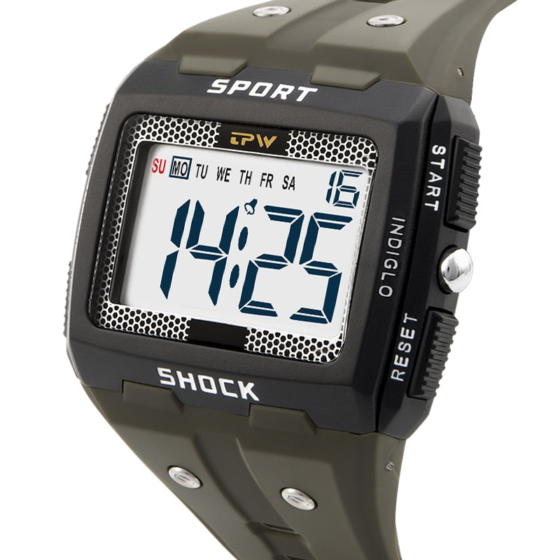 Big Numbers  Water Resistant Men Digital Watch