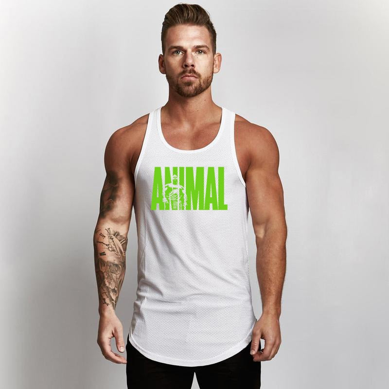 Summer Brand Fitness Tank Top Men Bodybuilding