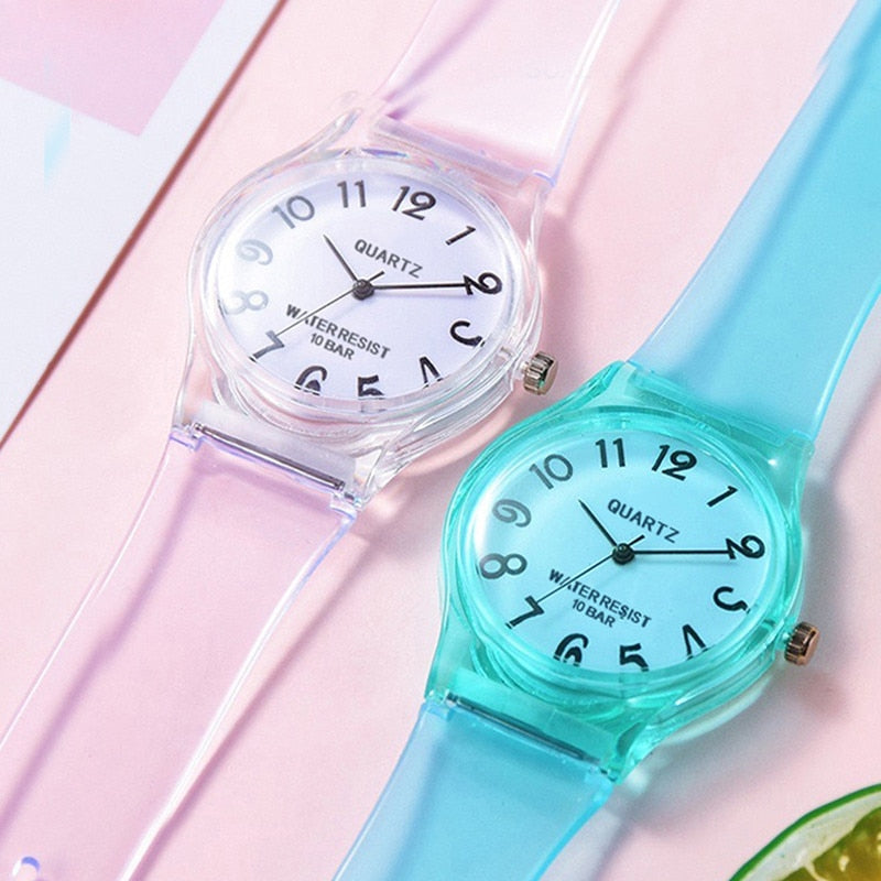 Silicone children's quartz fashion retro classi watch