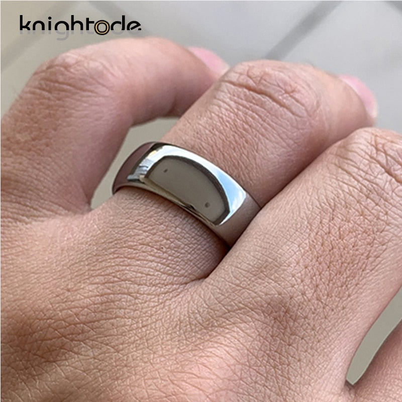 High Quality Tungsten Carbide Domed Band Polished Shiny Comfort Fit 8/6/4/2mm Ring
