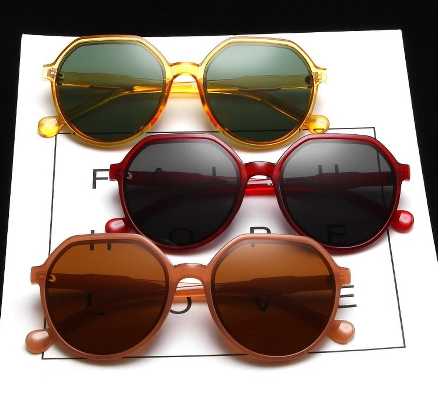 All-match Trend Personalized Round Frame Sunglasses