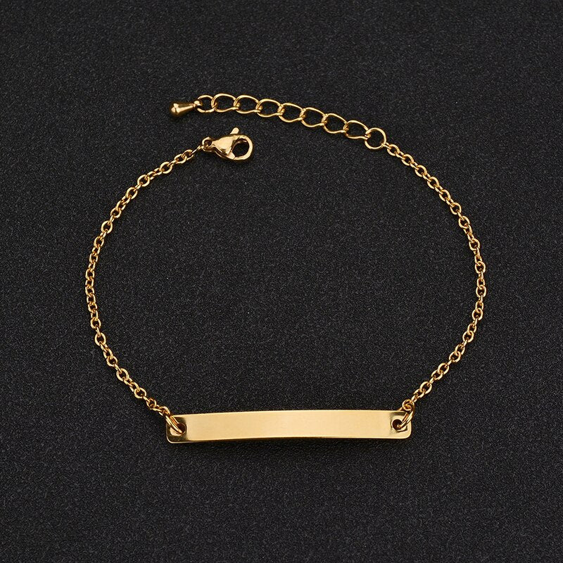 Nextvance Customized Engraving Name plate Bracelets