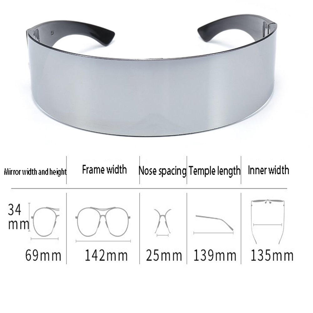 Future Warrior Rimless UV Protection Sunglasses