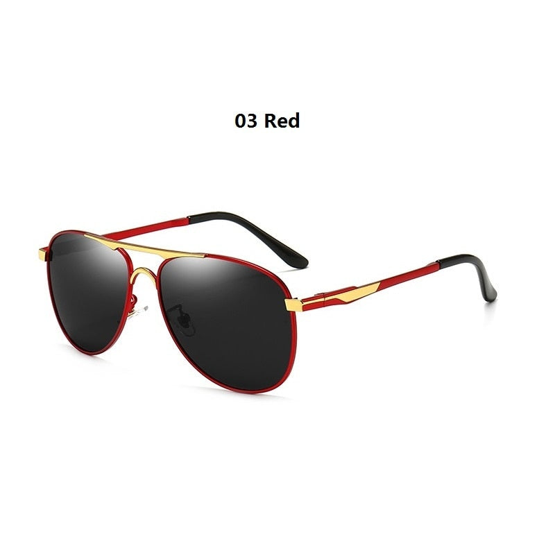 Luxury Pilot Polarized UV400 Sunglasses