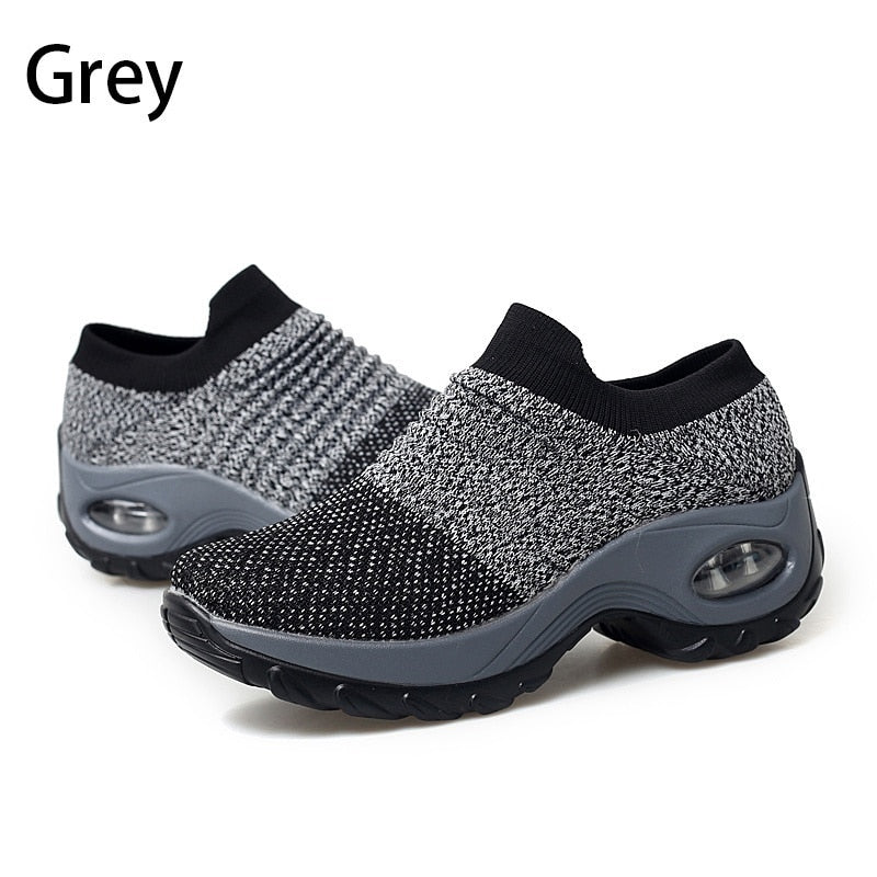 Running Breathable Mesh Comfortable Air Cushion Sneaker Lightweight