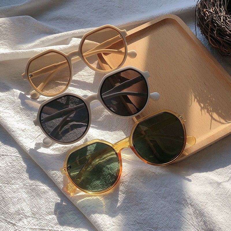 All-match Trend Personalized Round Frame Sunglasses
