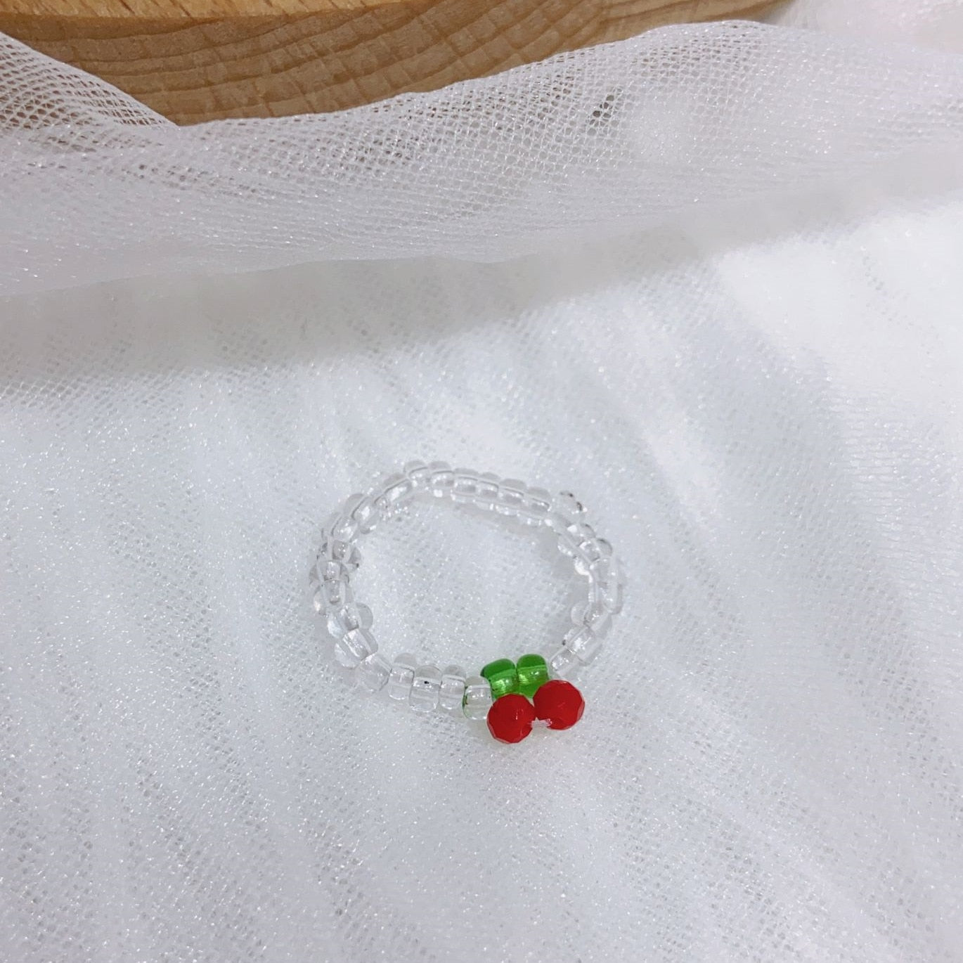 Donarsei Bohemia Beaded Red Cherry Necklace