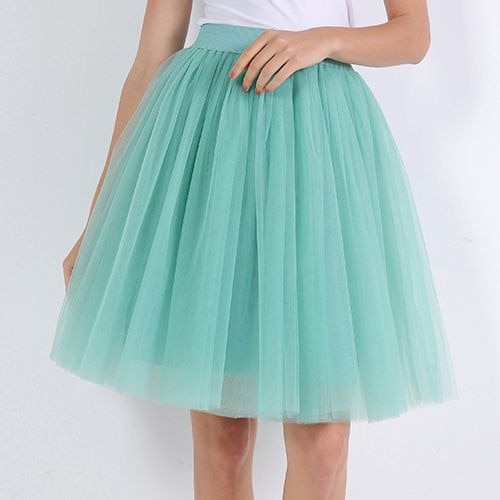 Quality 5 Layers Fashion Tulle Pleated TUTU Skirt