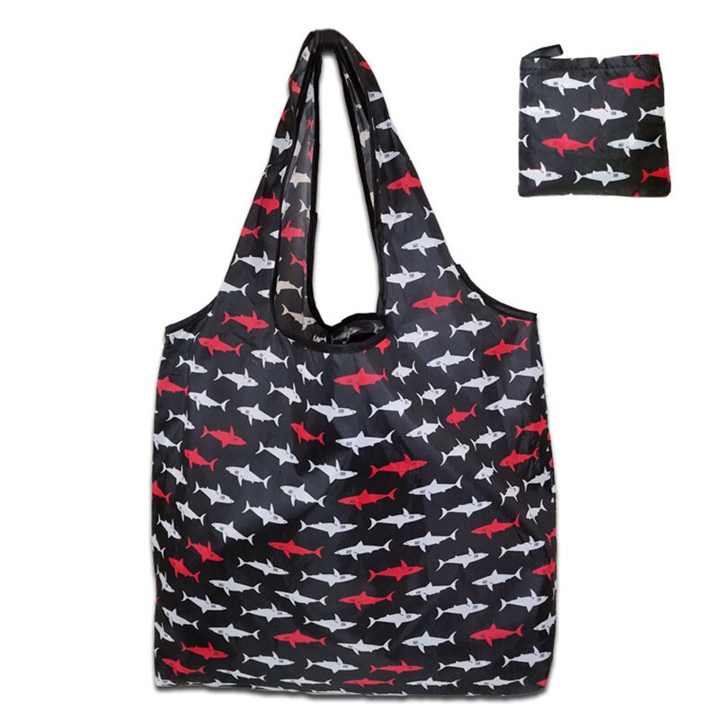 1 Piece Foldable Reusable Eco-friendly Waterproof Tote Bag