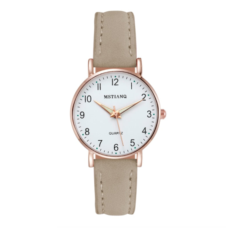 2022 New Watch Women Fashion Casual Leather Belt Watches