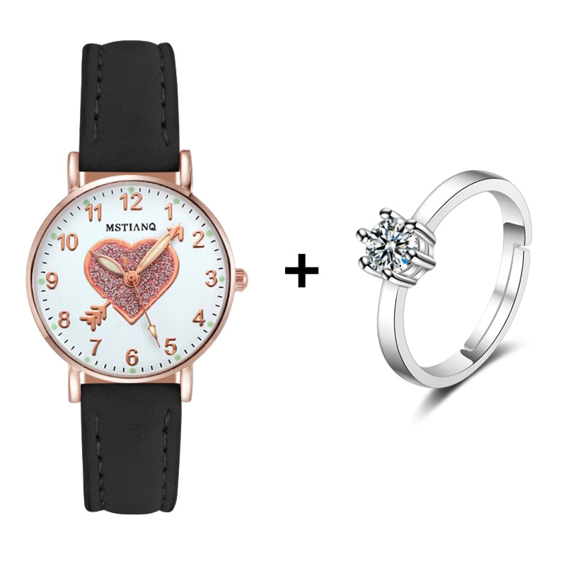 Exquisite Small Dial Quartz Clock Dress Wristwatch