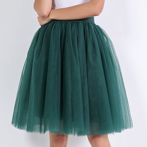 Quality 5 Layers Fashion Tulle Pleated TUTU Skirt