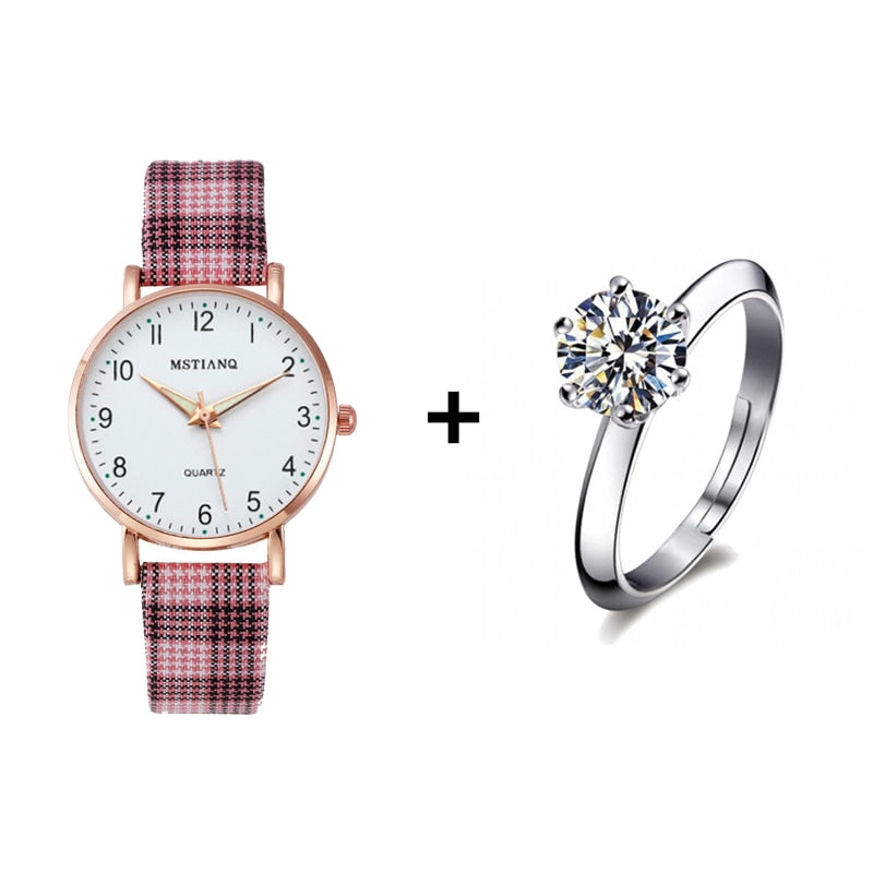 2022 New Watch Women Fashion Casual Leather Belt Watches