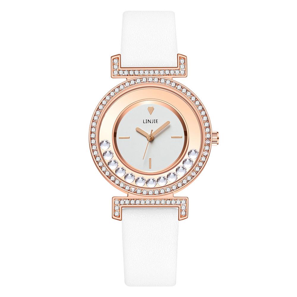 Exquisite Minimalist New Simple Diamond Dial Design Wrist Watch