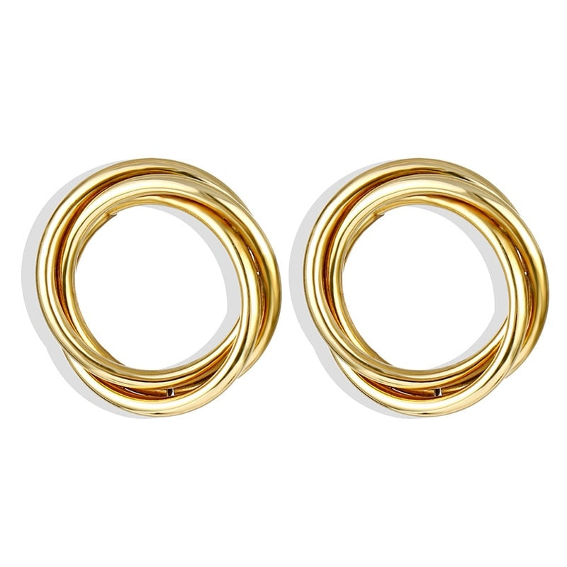 IPARAM Round Hoop Earrings for Women