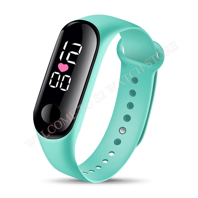 Candy Color Silicone Strap Watch LED Digital Watch Bracelet