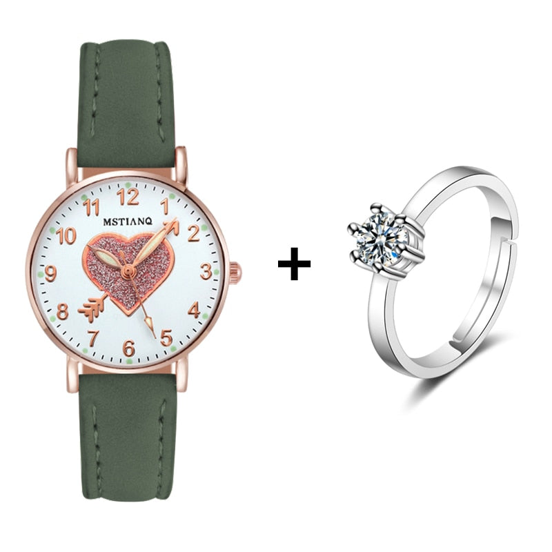 Exquisite Small Dial Quartz Clock Dress Wristwatch