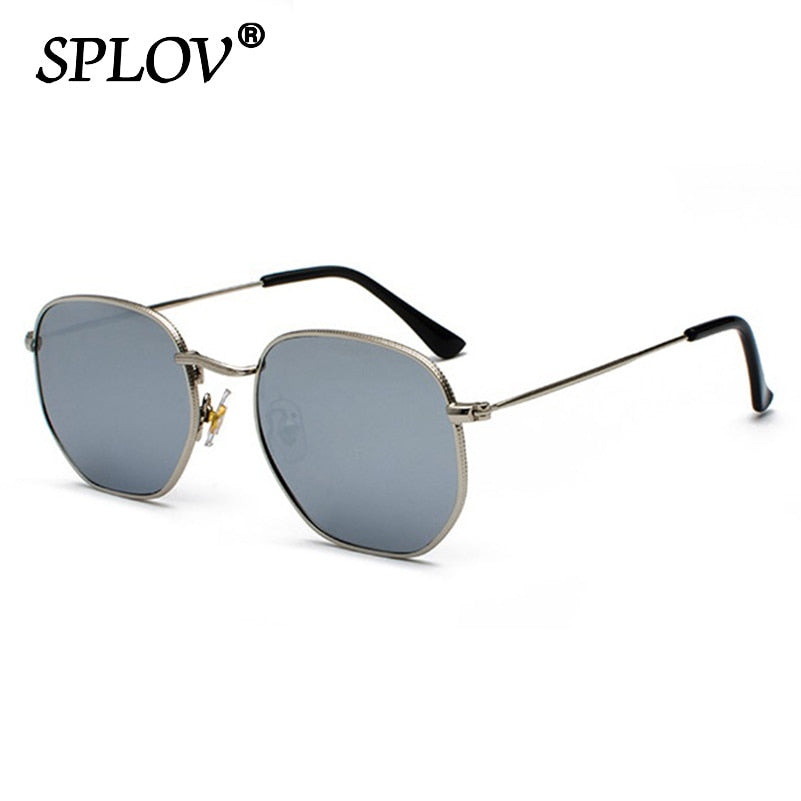Men Women Sunglasses Square Polygon Sun Glasses Clasic Brand