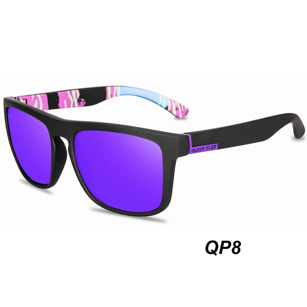 QUISVIKER BRAND Design Square Polarized Sun Glasses Unisex