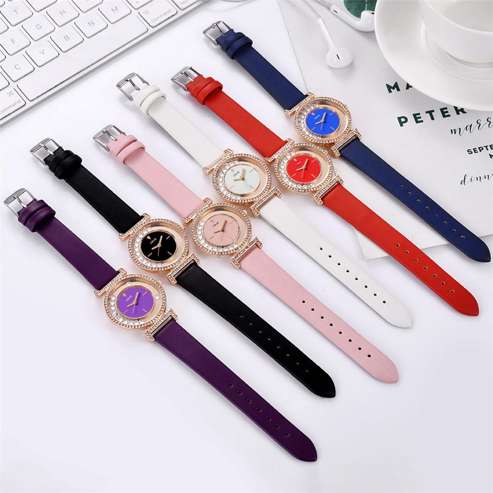 Exquisite Minimalist New Simple Diamond Dial Design Wrist Watch