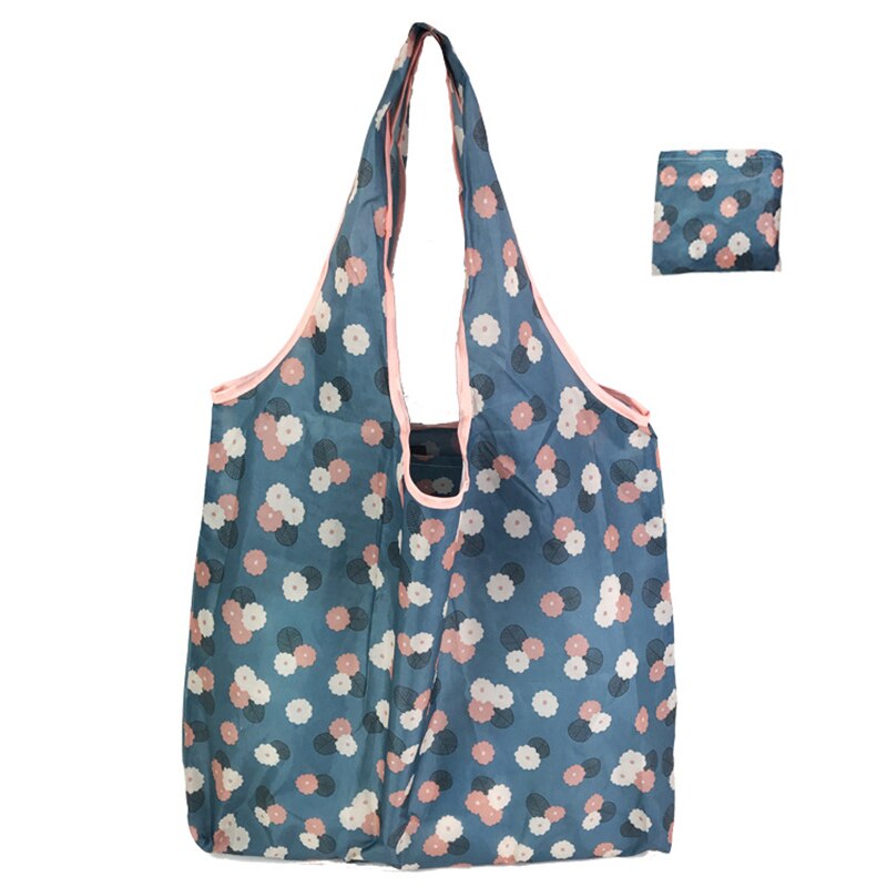 1 Piece Foldable Reusable Eco-friendly Waterproof Tote Bag