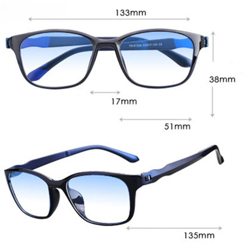 iboode Reading Glasses Men Anti Blue Rays Presbyopia Eyeglasses Antifatigue