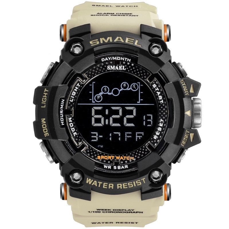 Military Water resistant SMAEL Army led Digital wrist Stopwatches