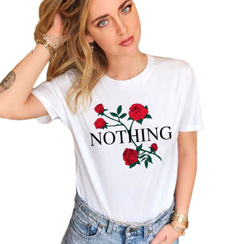 Friends Printing T Shirt Summer Women Short Sleeve Leisure Top